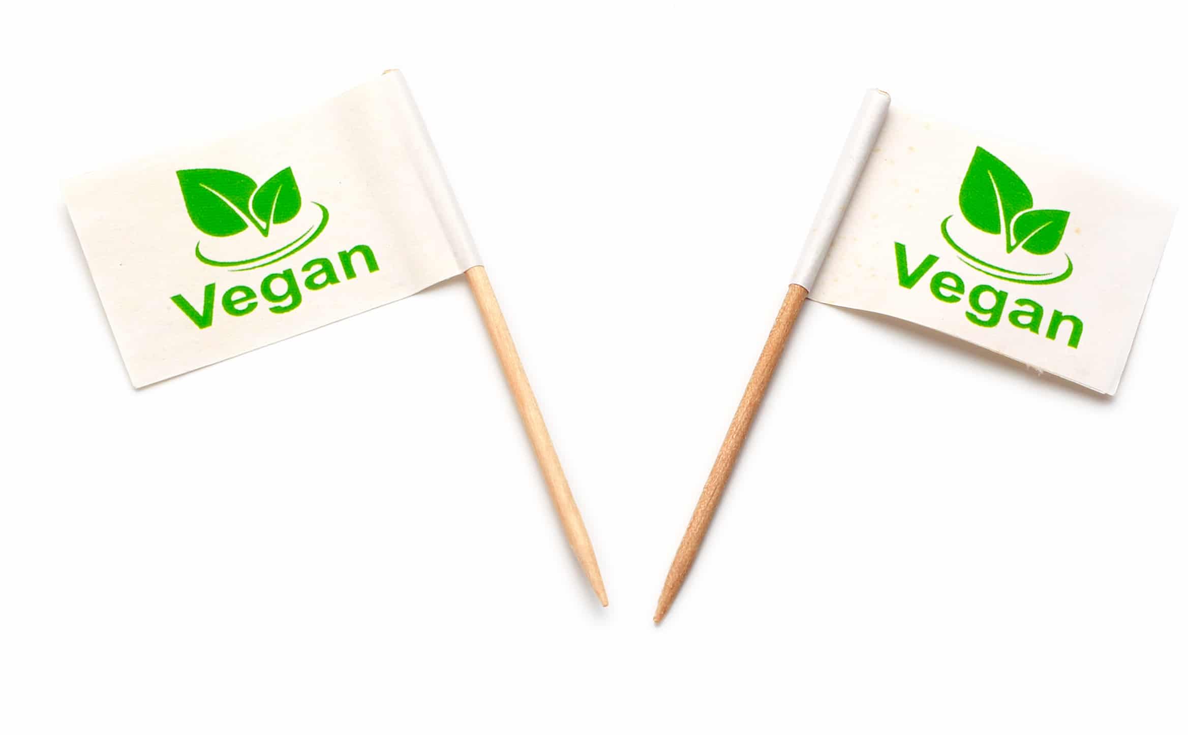 Vlagprikker "Vegan"  (Set van 500)