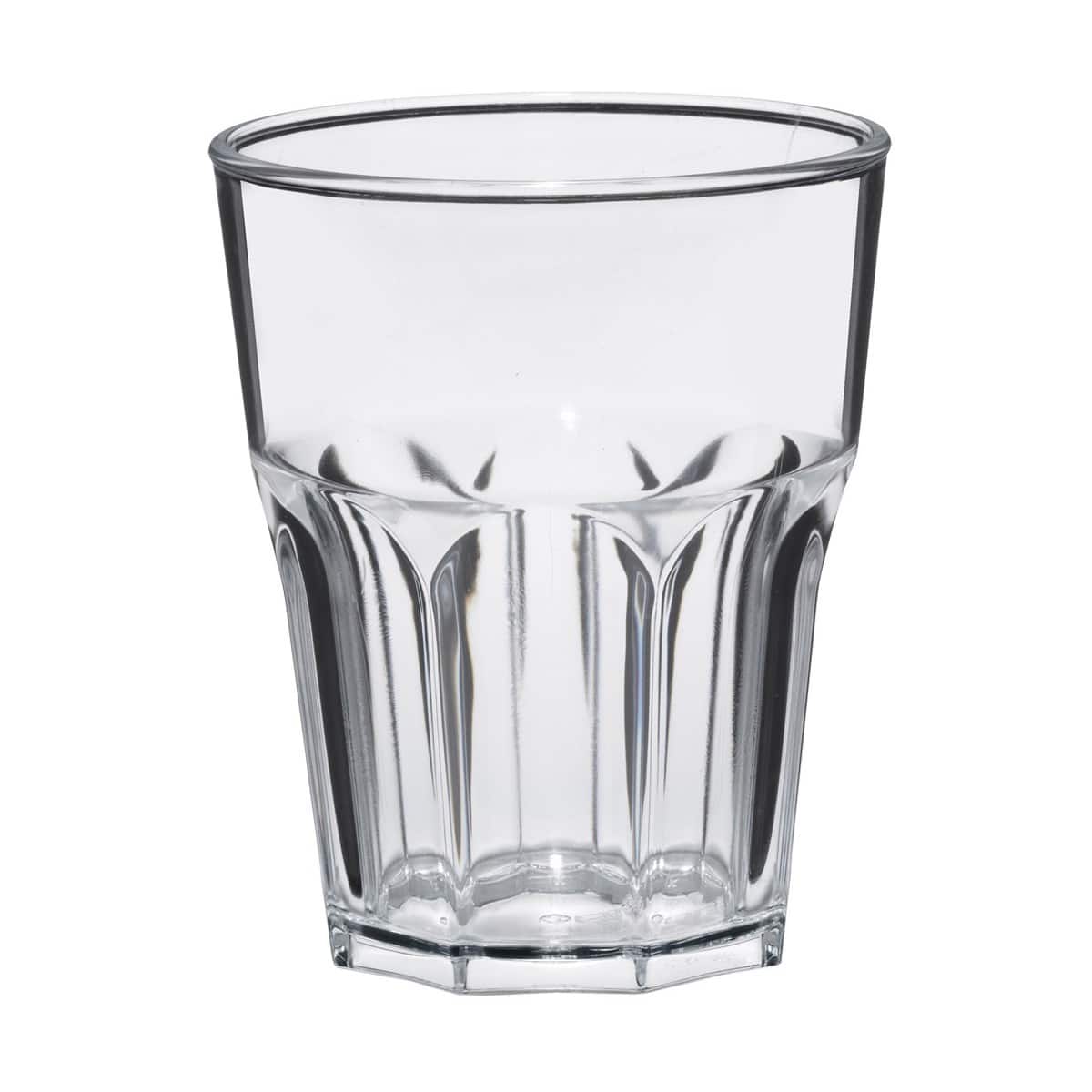 Glass Rox 30cl Transparent Plastic (Set van 8)