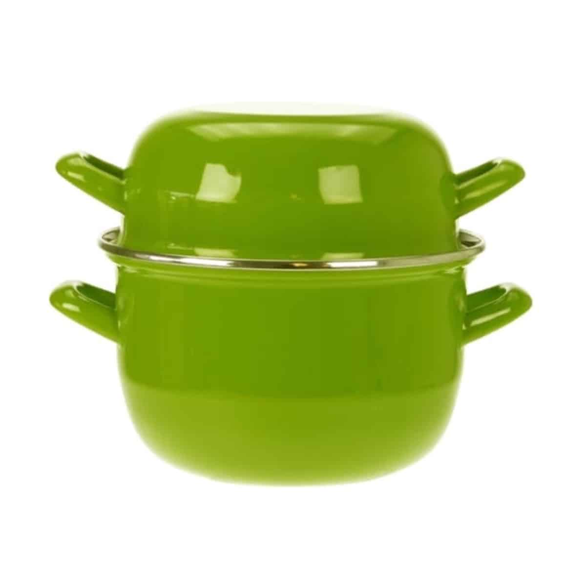 Cosy & Trendy Mosselpan 1,2Kg Groen 2,8L 18 Cm (Set Van 6)