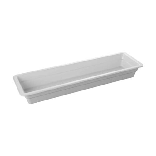Gastronormbak Melamine 2/4 Gn 65Mm Diep Wit