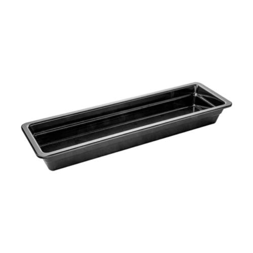 Gastronormbak Melamine 2/4 Gn 65Mm Diep Zwart