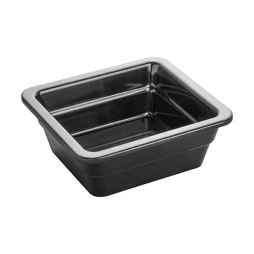 Gastronormbak Melamine 1/6 Gn 65Mm Diep Zwart