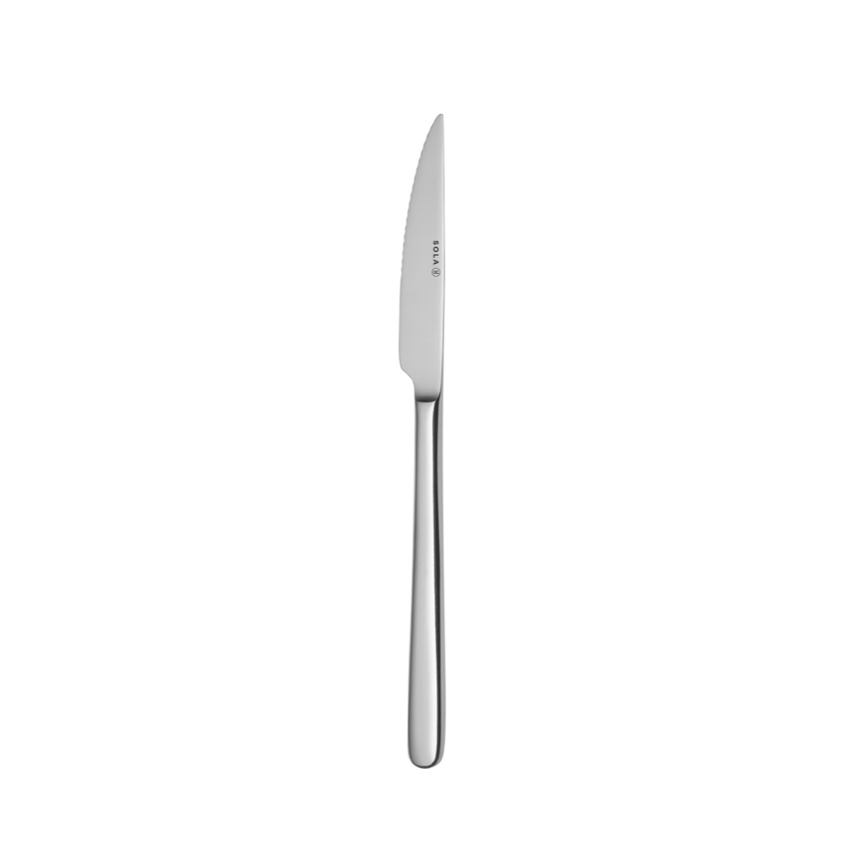 Sola Donau Steakmes 23,6 Cm Zilver (Set van 6)