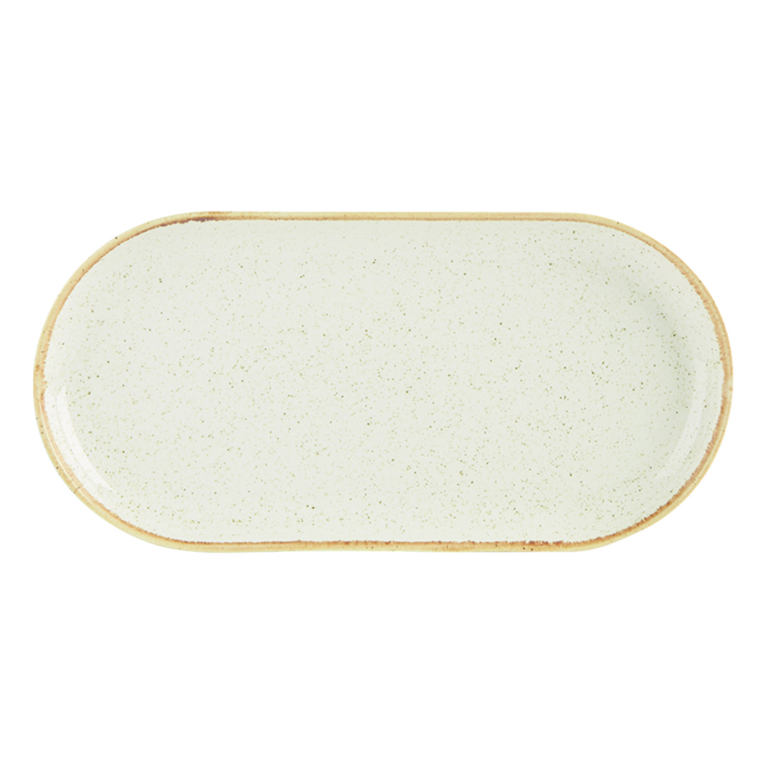 Porcelite Seasons Oatmeal Smal Ovaal Bord 30 Cm (Set van 6)