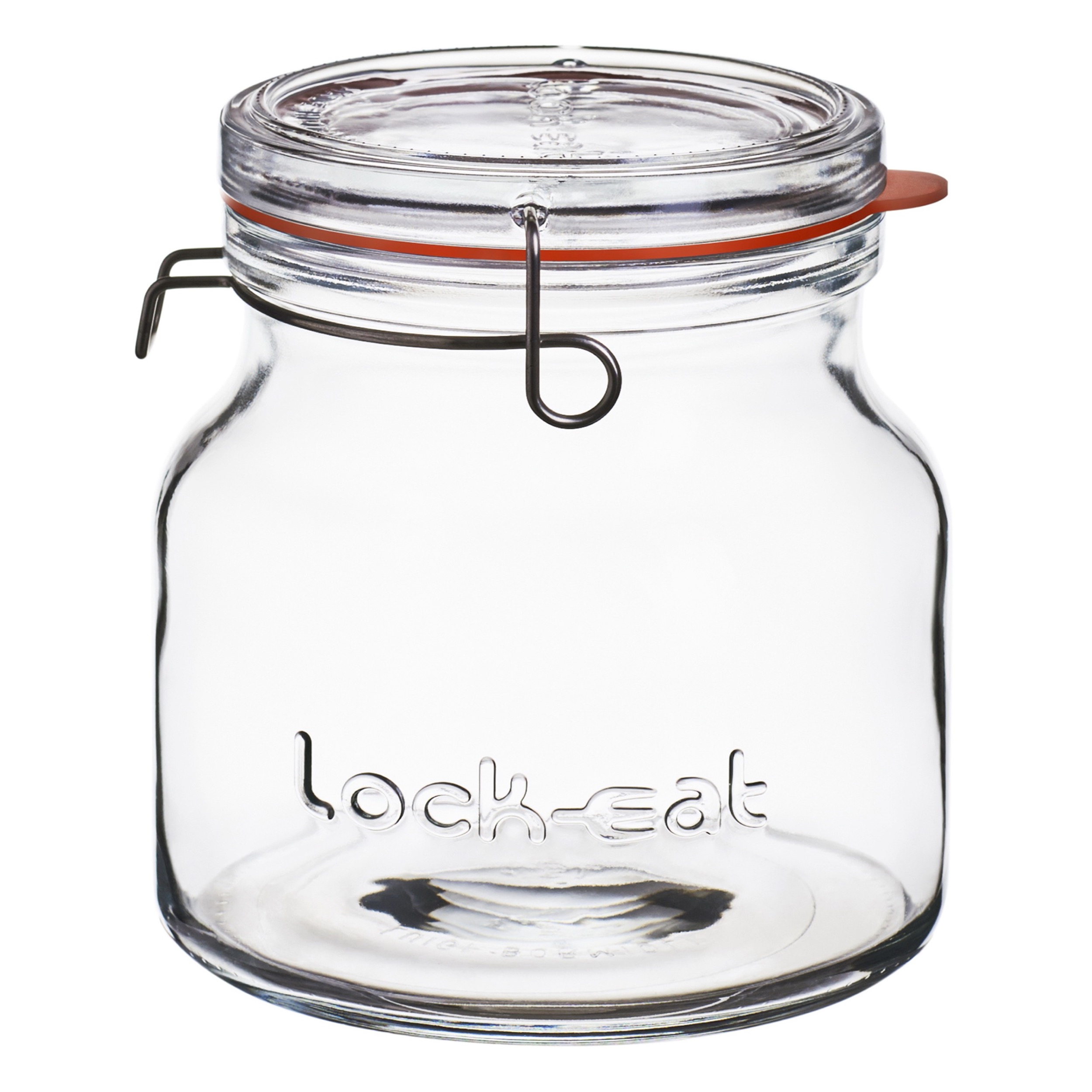 Lock-Eat Pot Met Deksel 1,5 Liter (Set van 6)