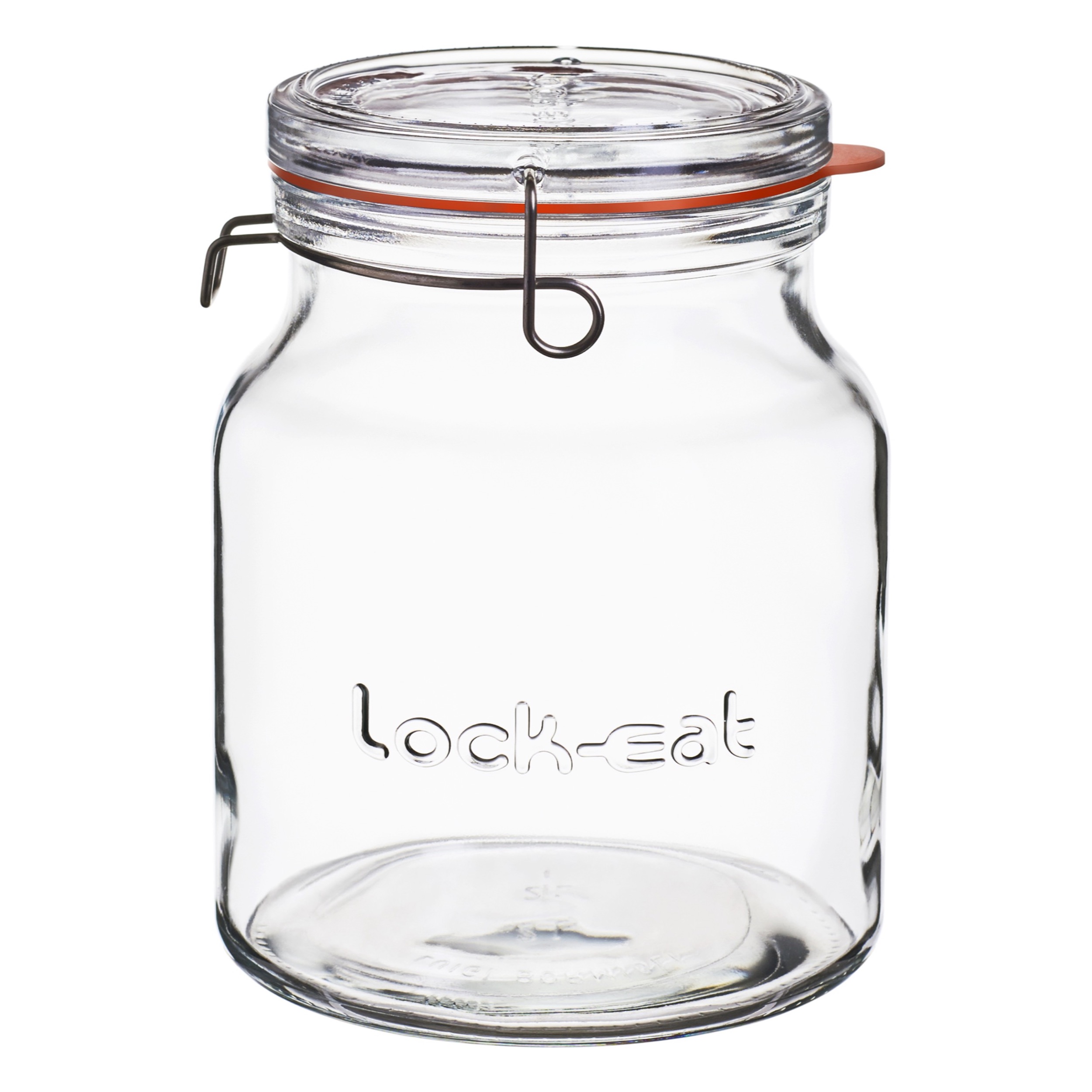 Lock-Eat Pot Met Deksel 2 Liter (Set van 6)