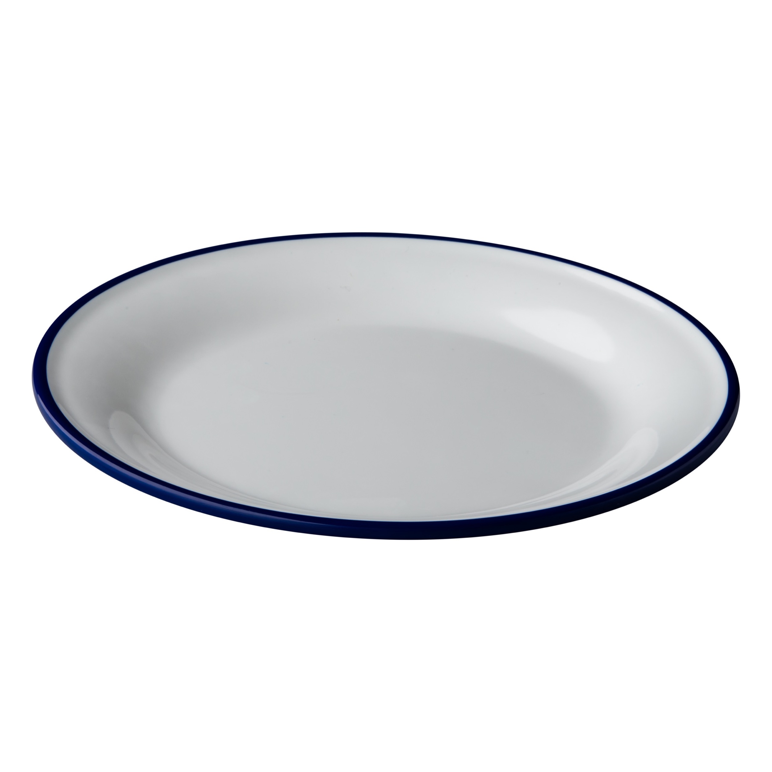 Melamine Emaille Look Bord 22 Cm (Set van 12)