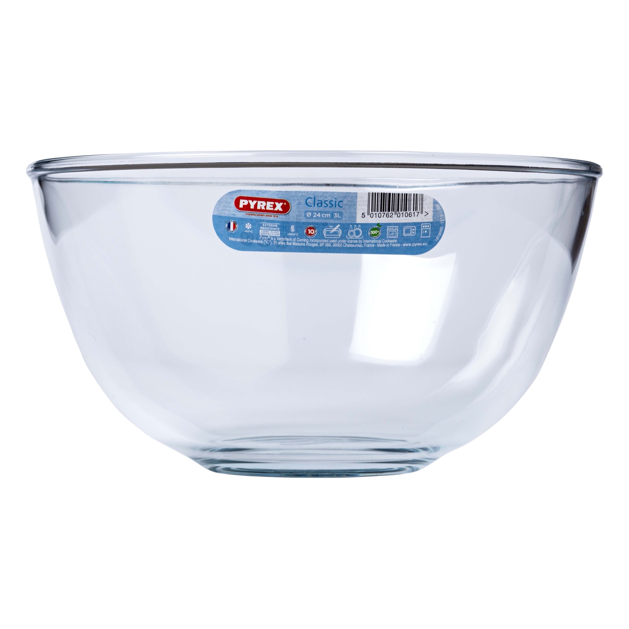 Pyrex Pyrex Beslagkom 3 Liter Helder (Set van 6)