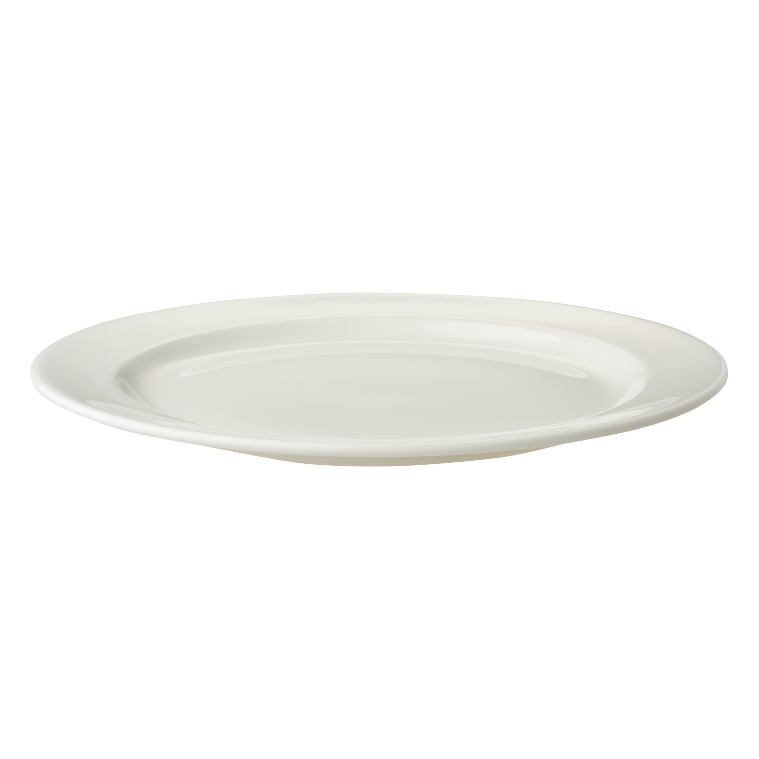 Maastricht Porselein Lux Bord 30,5 Cm Smalle Rand 067 Off White (Set van 6)