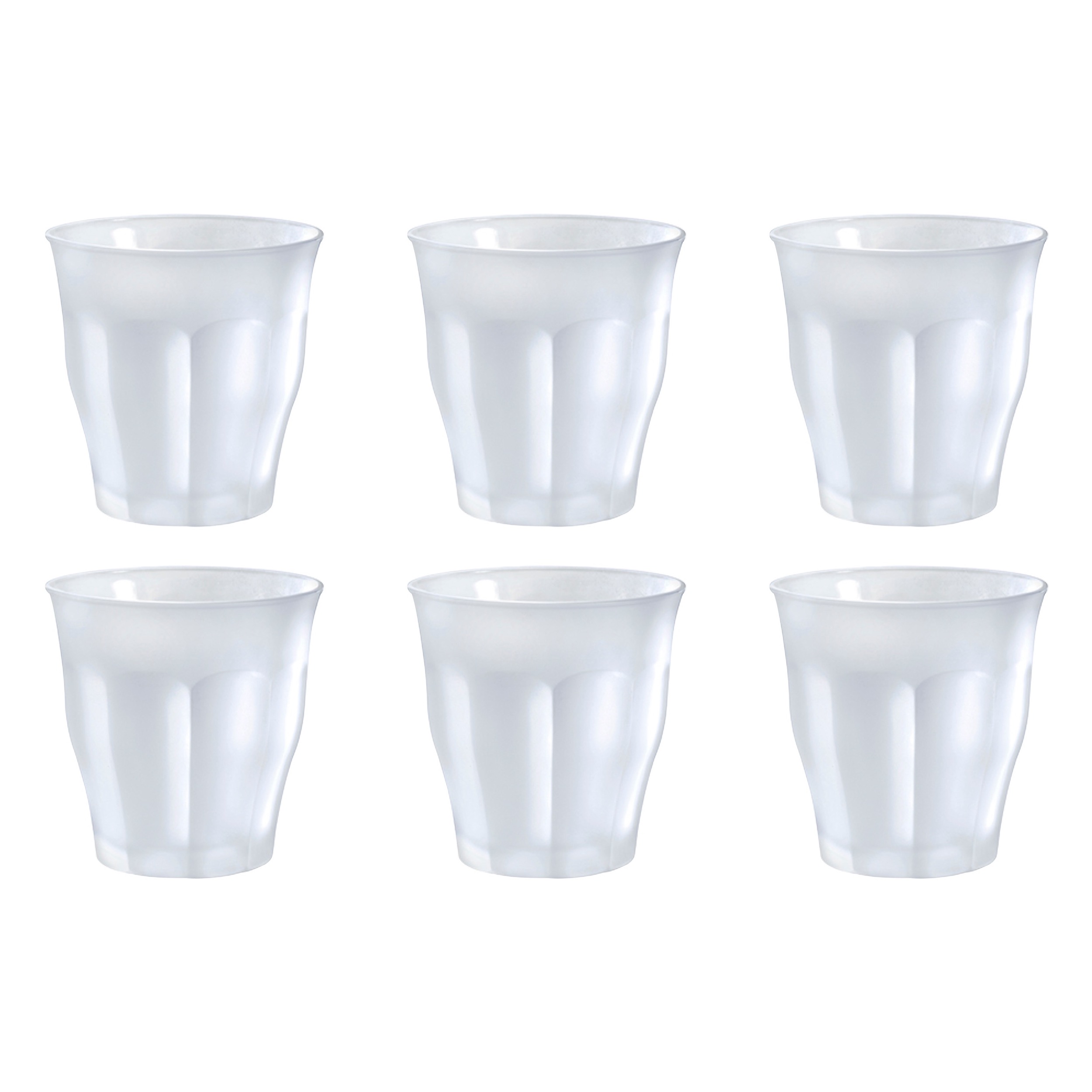 Duralex Picardie Tumbler 25 cl Wit 1027S (Set van 6)