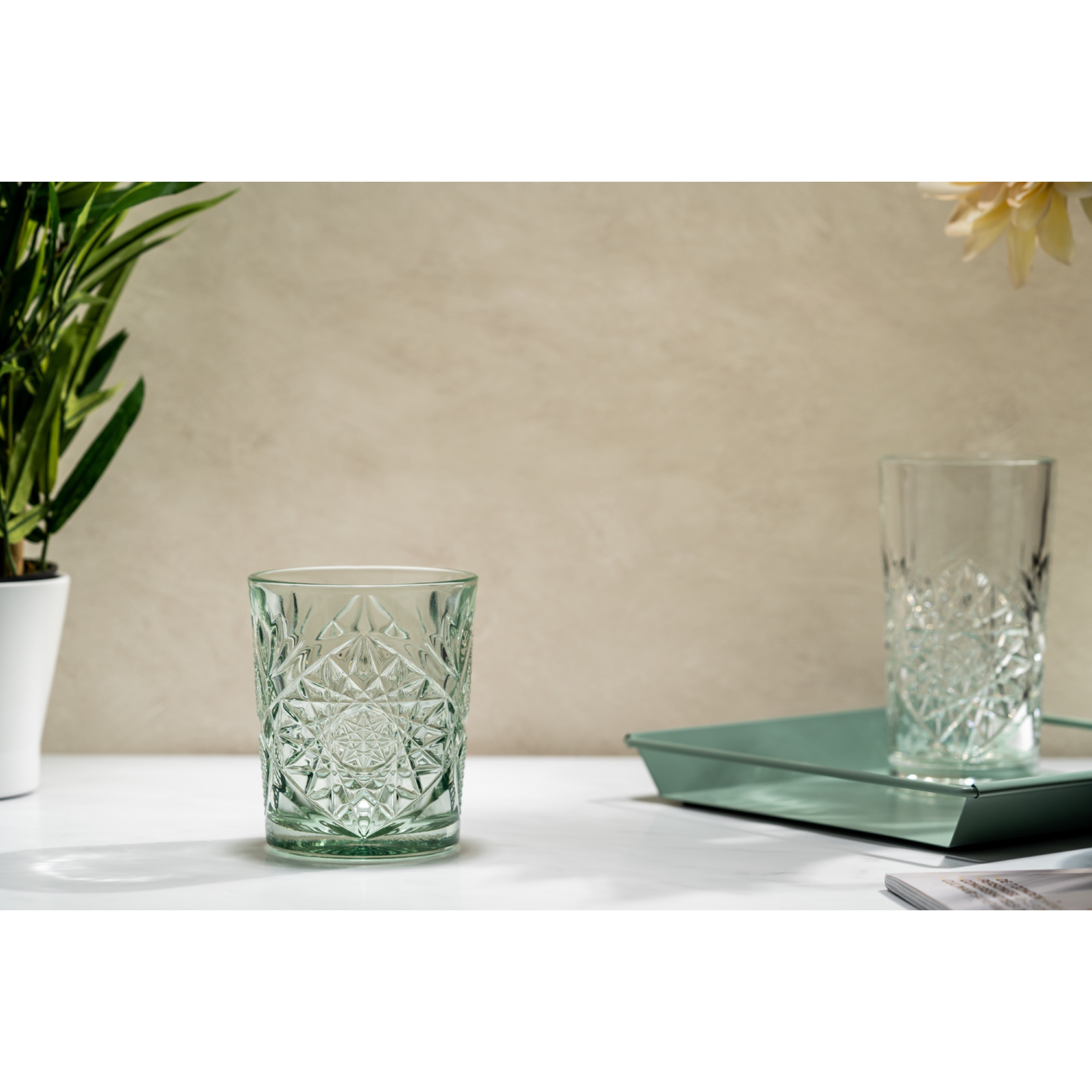 Onis Hobstar Tumbler 35 cl Licht Groen (Set van 6)