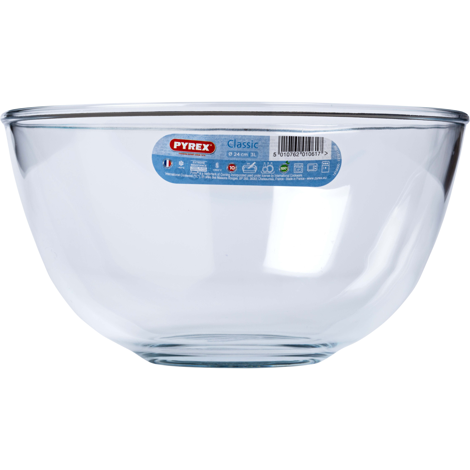 Pyrex Pyrex Beslagkom 3 Liter Helder (Set van 6)