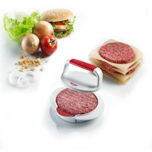 Westmark Hamburgerpers Met Handvat Wit/Rood