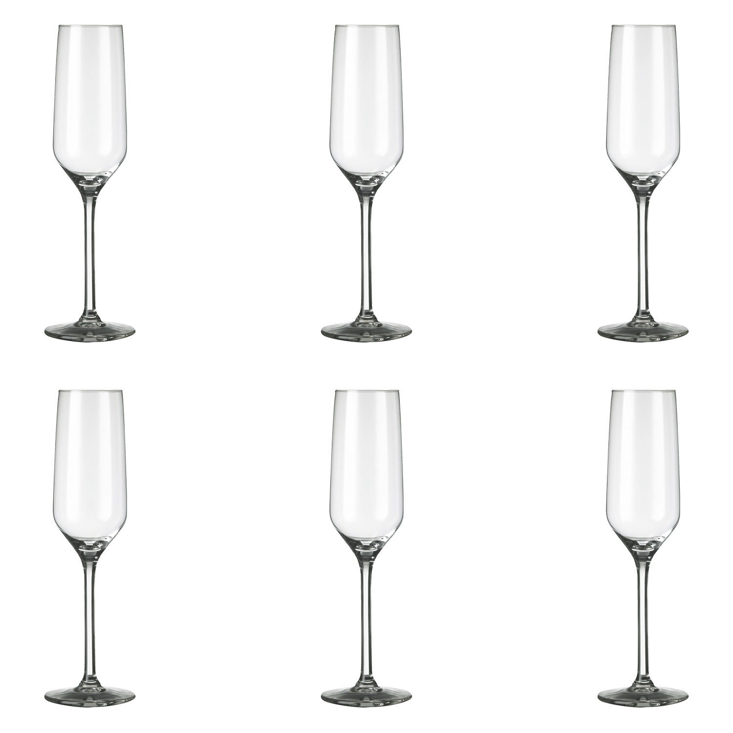 Royal Leerdam Carre Champagneflute 22 Cl (Set van 6)