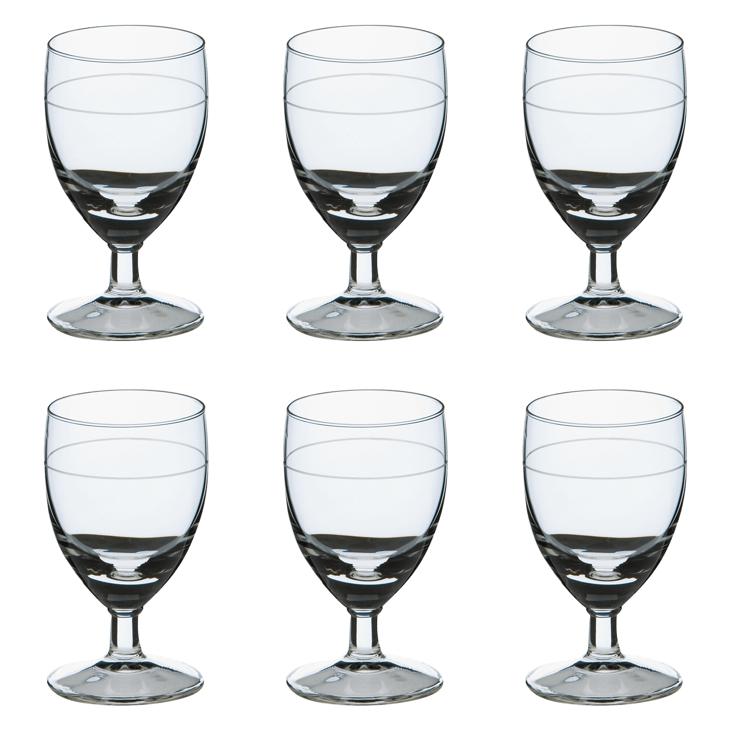 Royal Leerdam Gilde Borrelglas 6 Cl Met Maatstreep (Set van 6)