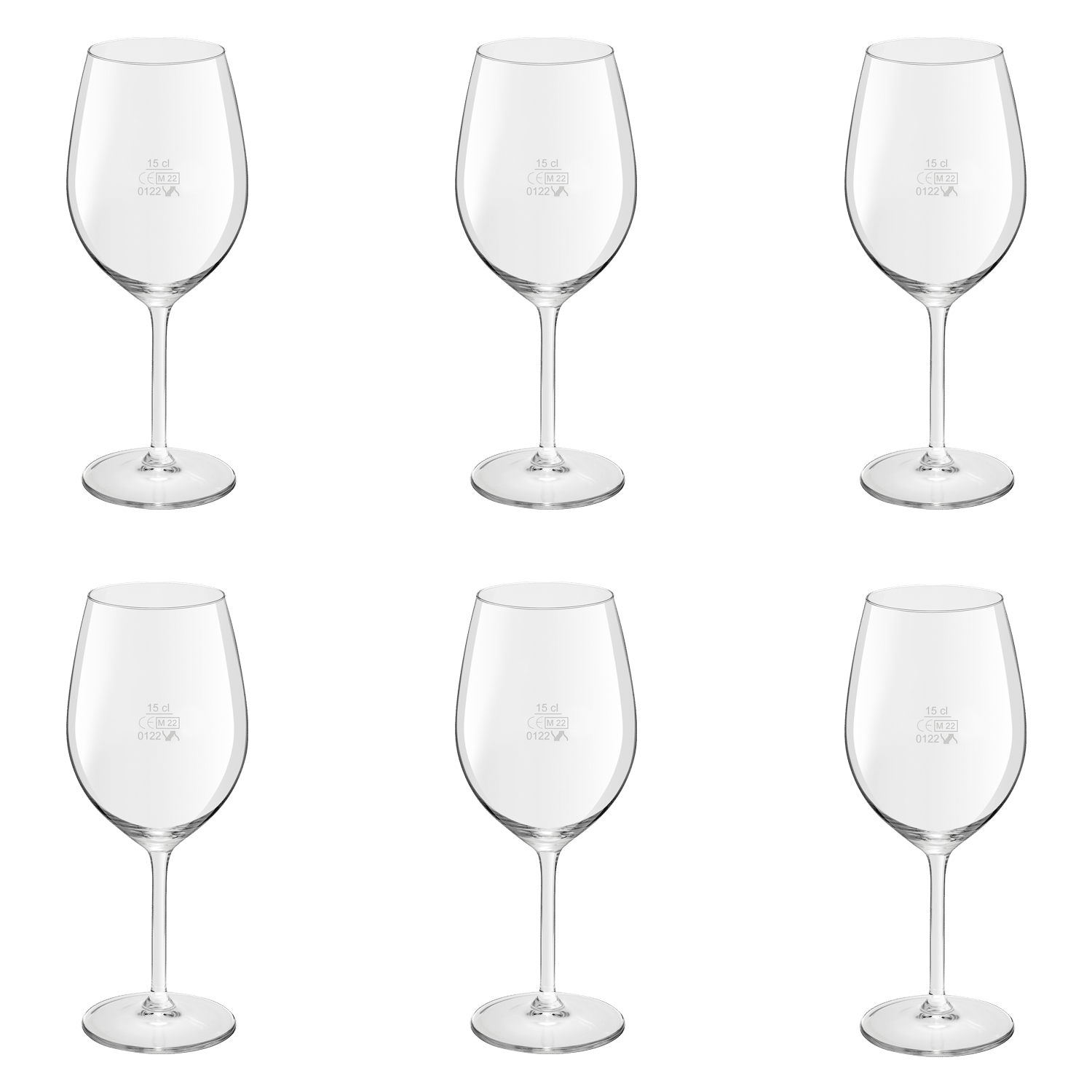 Royal Leerdam L'Esprit Du Vin Wijnglas 32 CL Met Maatstreep 15 CL (Set van 6)