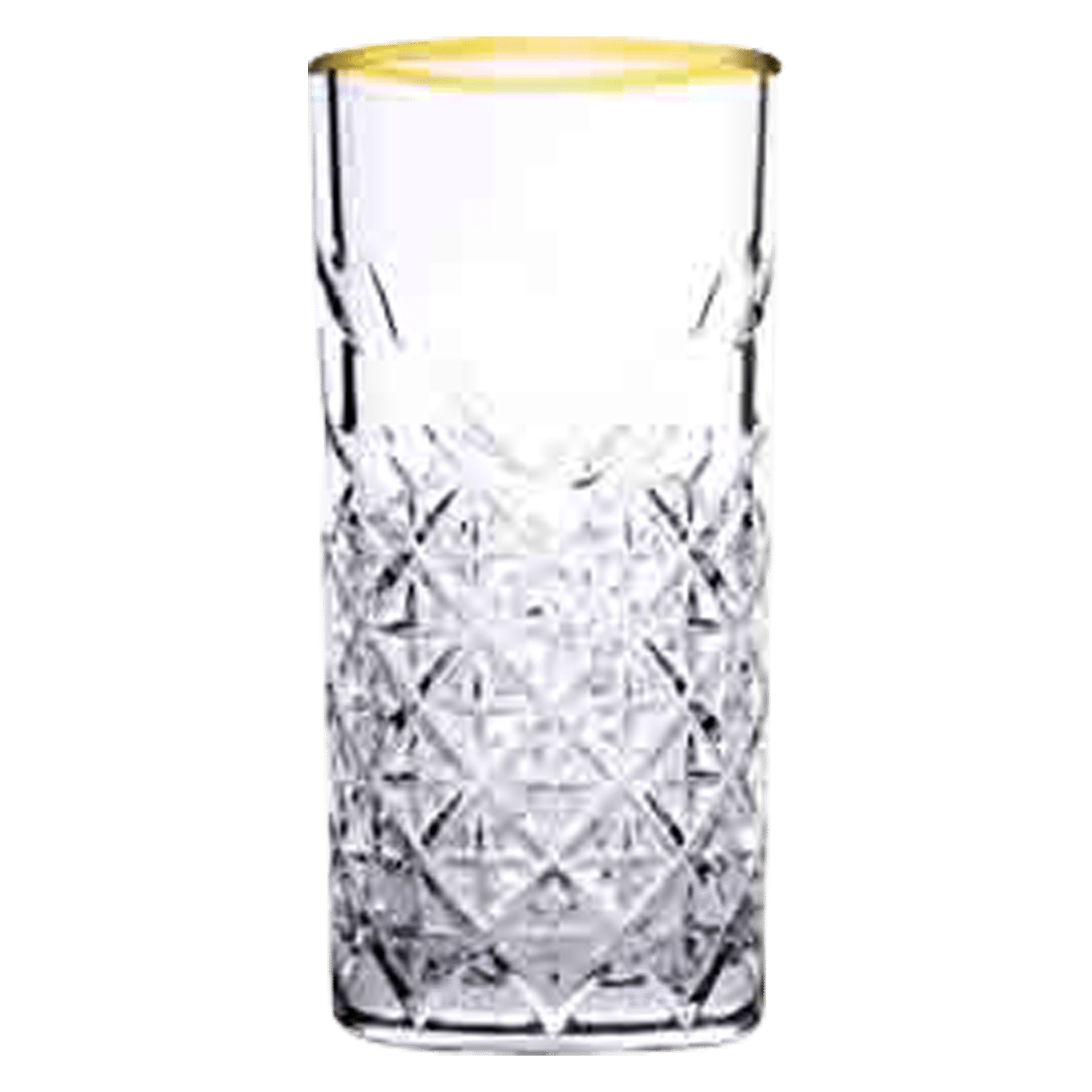 Pasabahce Timeless Longdrinkglas 45 Cl Gouden Rand (Set van 4)