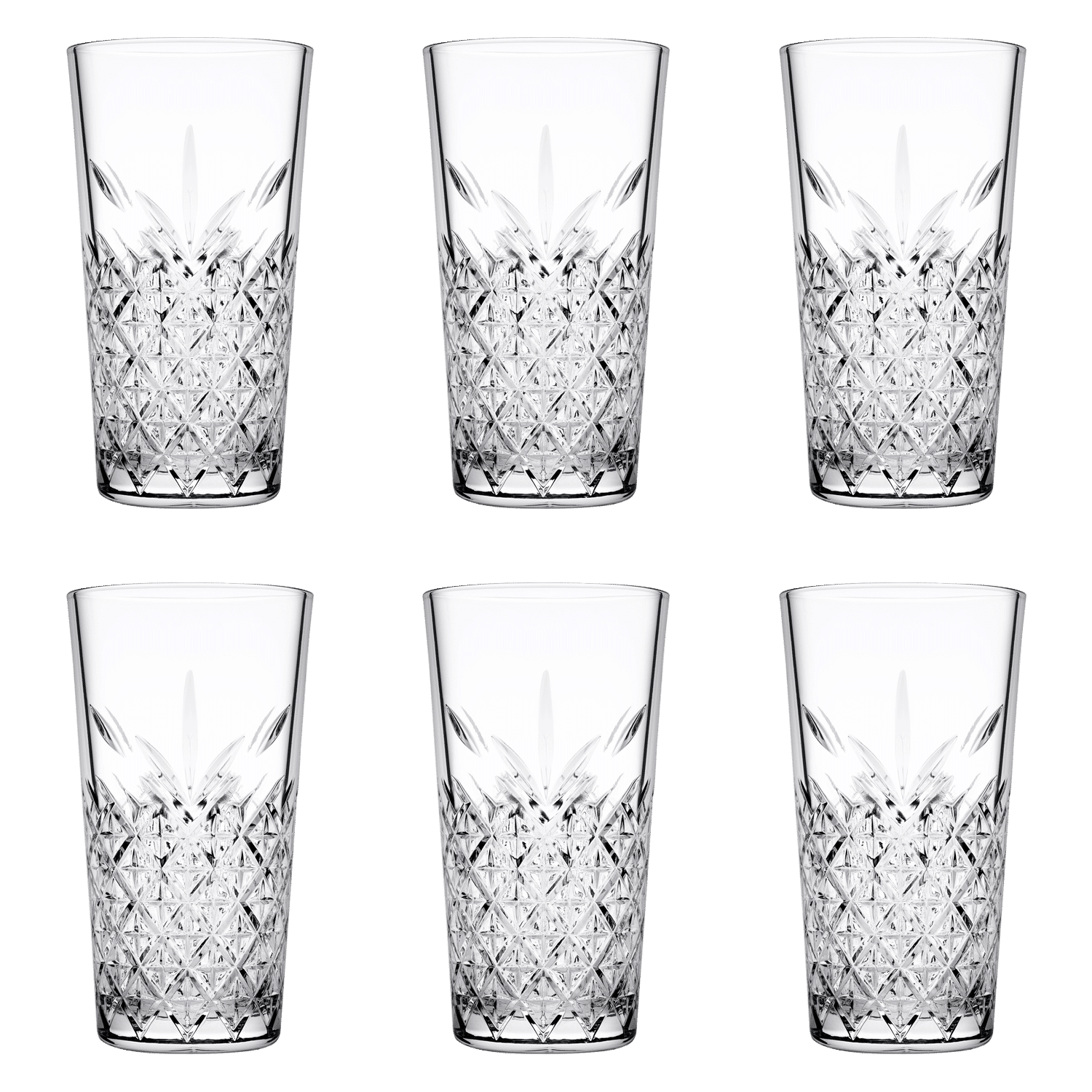 Pasabahce Timeless Longdrinkglas 45 Cl Stapelbaar (Set van 6)