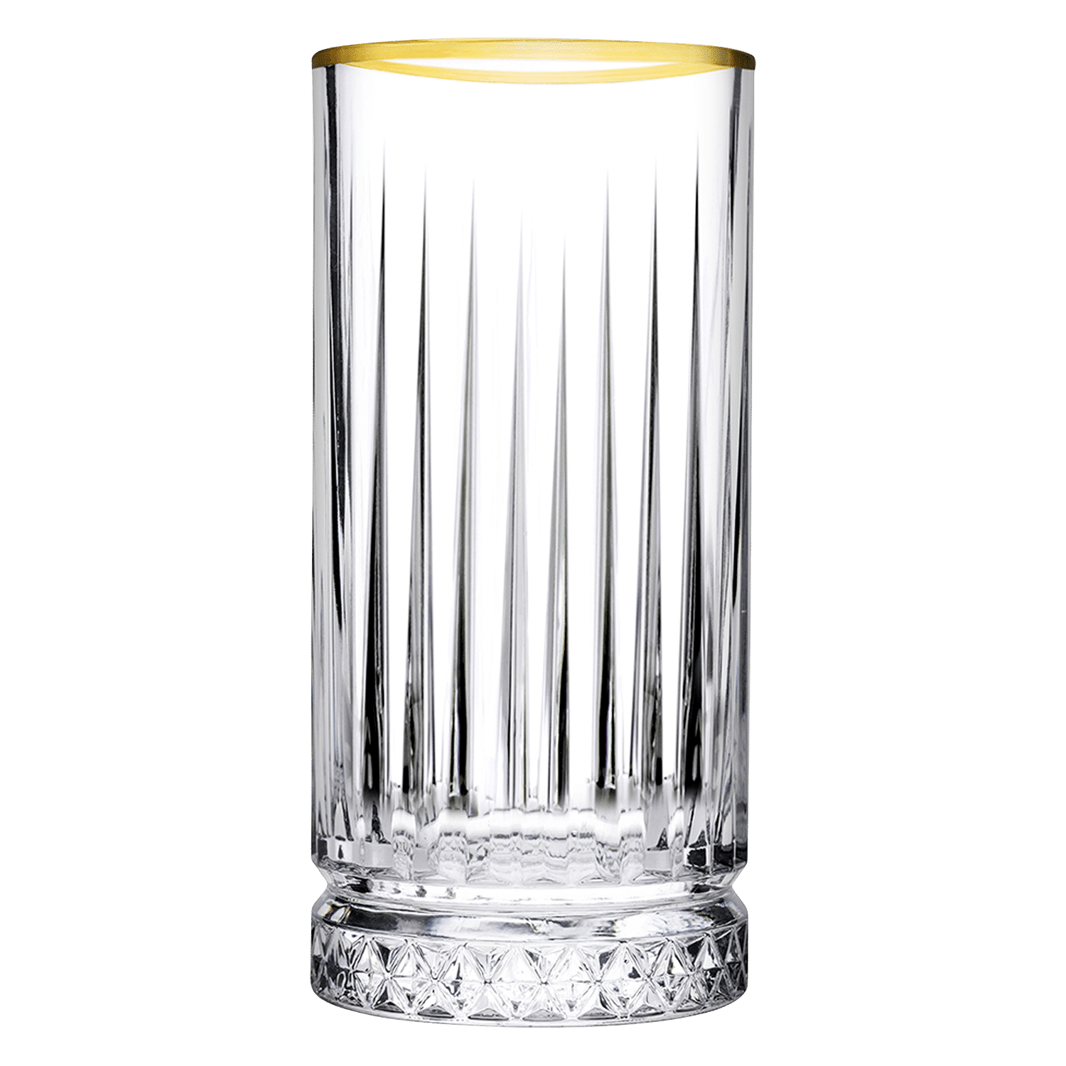 Pasabahce Elysia Longdrinkglas 28 cl Gouden Rand (Set van 4)