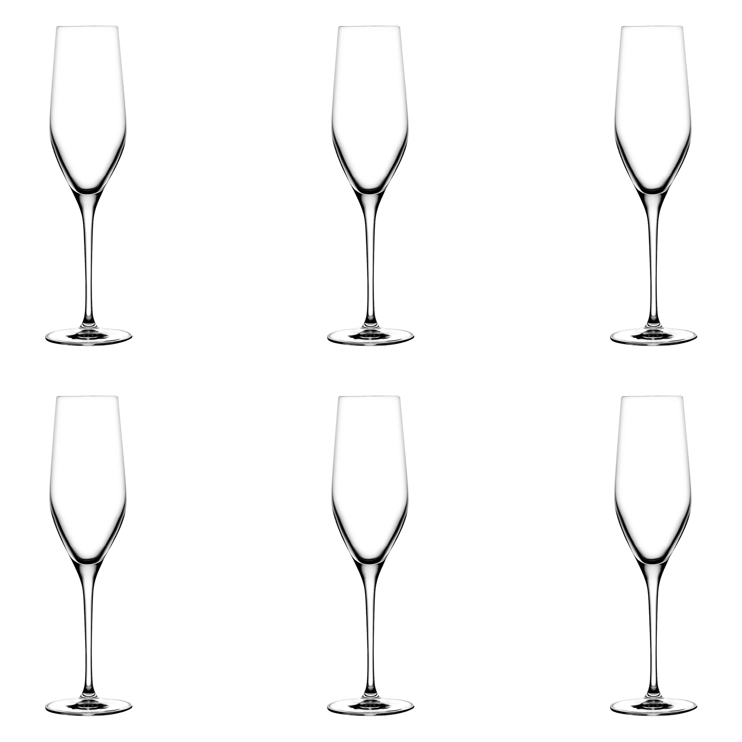 NUDE Glass Vinifera Champagneflute 25,5 Cl (Set van 6)