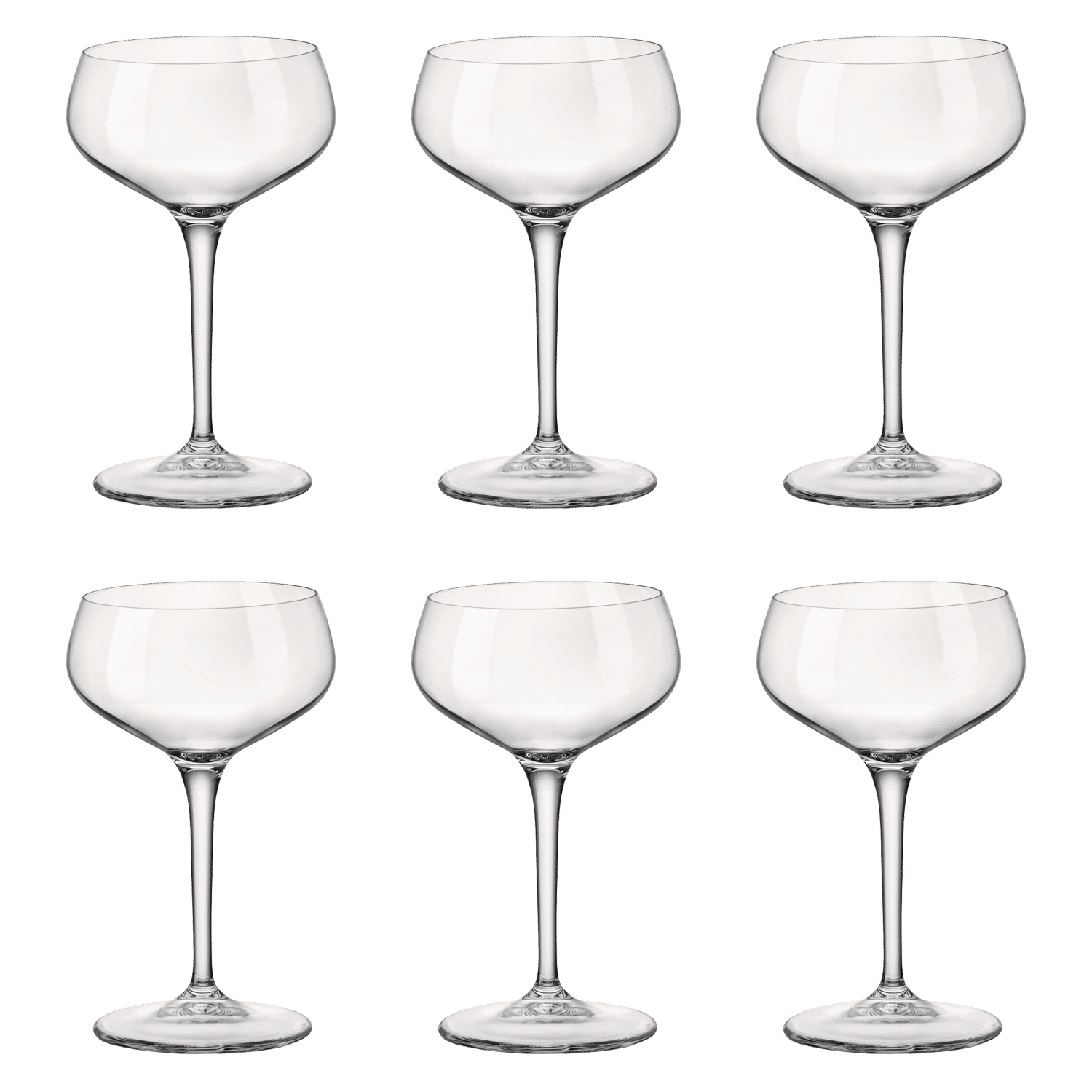 Bormioli Rocco Novecento Champagneglas / Coupe 23,5 cl (Set van 4)
