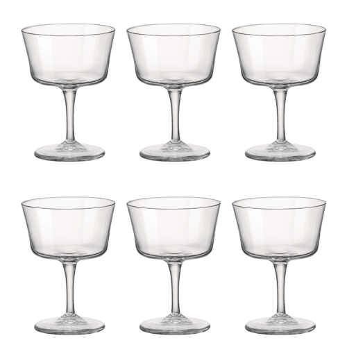 Bormioli Rocco Novecento Champagneglas / Coupe 22 cl Fizz (Set van 4)