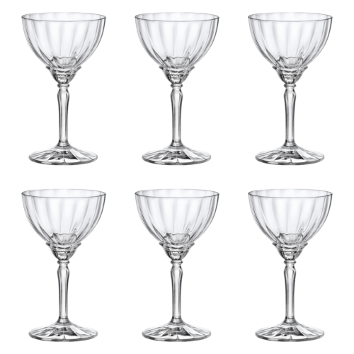 Bormioli Rocco Florian Champagneglas / Coupe 24 cl (Set van 4)