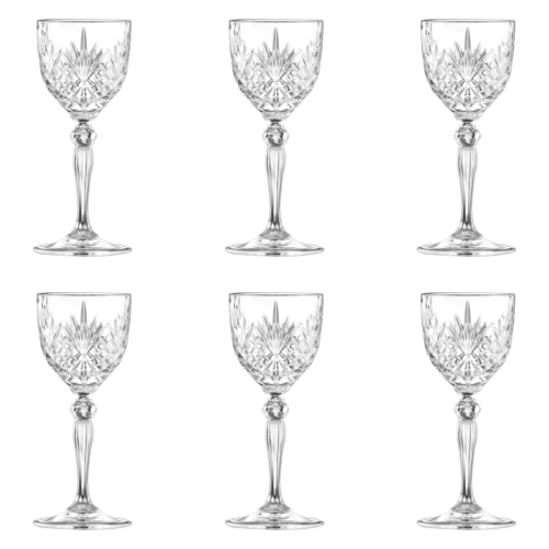 RCR Melodia Portglas Nick and Nora 14 cl (Set van 6)