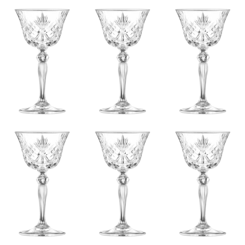 RCR Melodia Coupetteglas 16 cl (Set van 6)