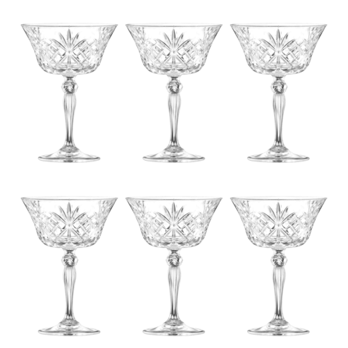 RCR Melodia Champagneglas / Coupe 26 cl (Set van 6)