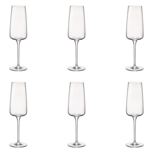 Bormioli Rocco Planeo Champagneglas / Flute 24 cl (Set van 4)