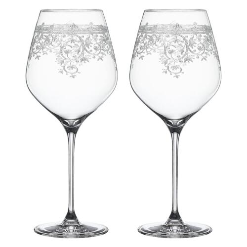 SPIEGELAU Arabesque Burgundy 84 cl (Set van 12)