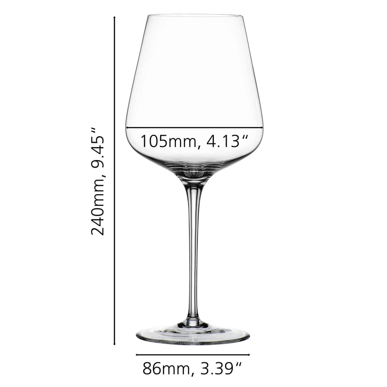 SPIEGELAU Hybrid Wijnglas 68 cl Bordeaux (Set van 12)