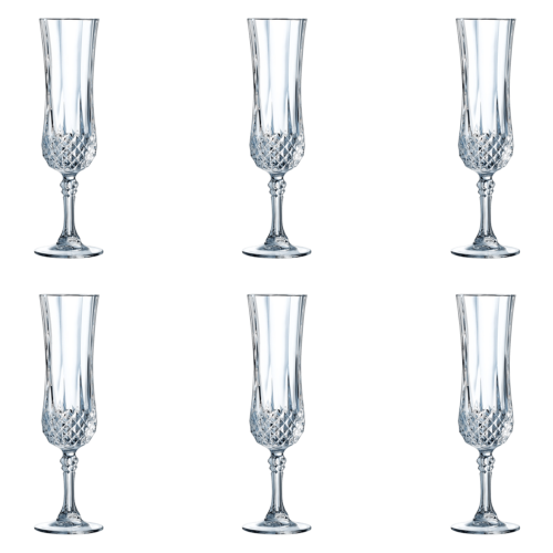 Eclat Longchamp Champagneglas / Flute 14 cl (Set van 6)