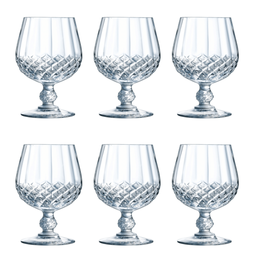 Eclat Longchamp Cognacglas 32 cl (Set van 6)