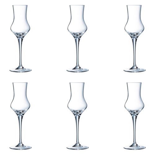 Chef & Sommelier Spirits Grappa Likeurglas 10 cl (Set van 6)