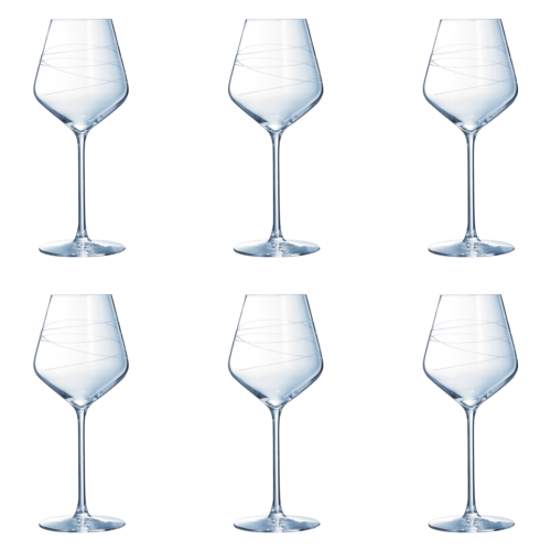 Eclat Abstraction Wijnglas 38 cl (Set van 4)