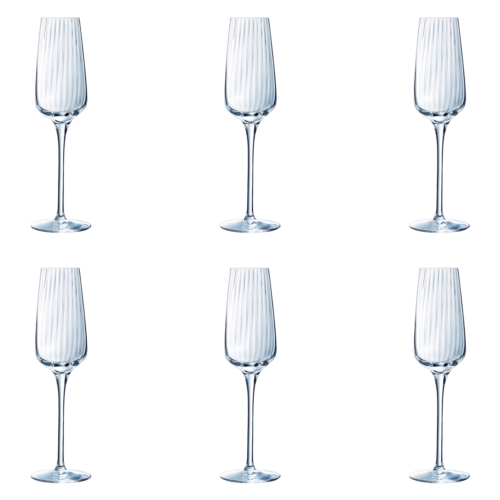 Chef & Sommelier Symetrie Champagneglas / Flute 21 cl (Set van 6)