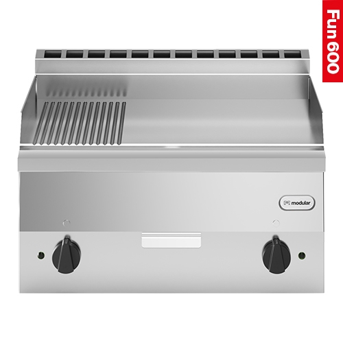 Modular Fun 600 Bakplaat |Glad-Geribbeld|