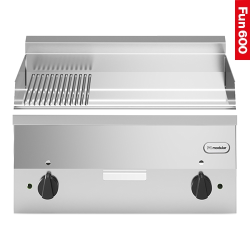 Modular Fun 600 Bakplaat |Glad-Geribbeld|