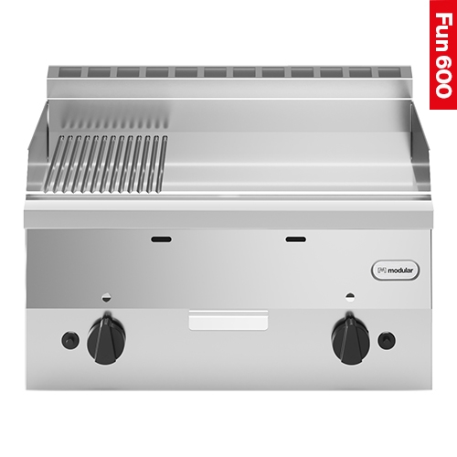 Modular Fun 600 Bakplaat |Glad-Geribbeld|